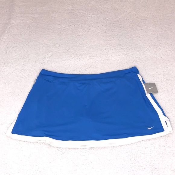 nike blue athletic skort